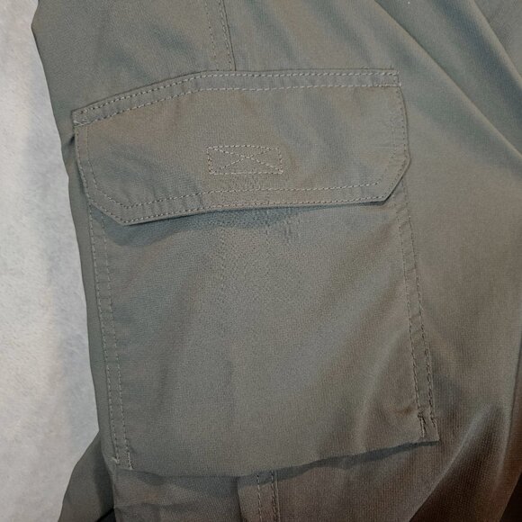Columbia Mens 38x32 Gray Cargo Pants Zipper Pocket Lightweight gorpcore Spf 40+ - Picture 9 of 16